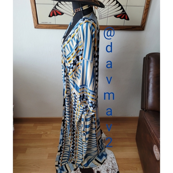 SOUTHWESTERN Turquoise Kimono - Picture 6 of 10